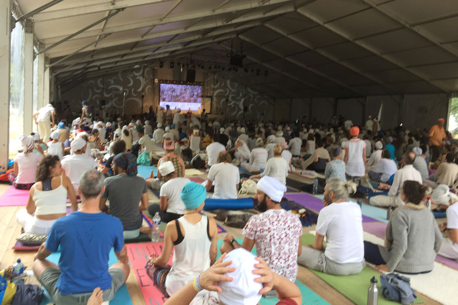 Kundalini Yoga Festival teltet
