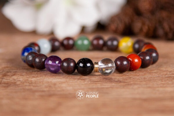 Chakra armbånd med blodsten
