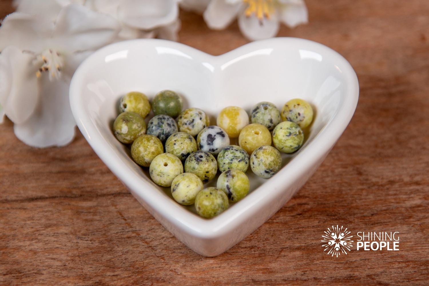 Perler af gul turkis