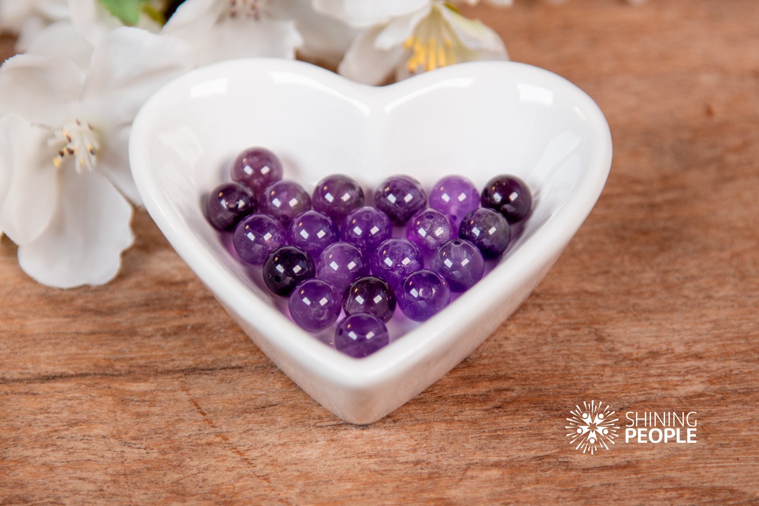 Ametyst perler